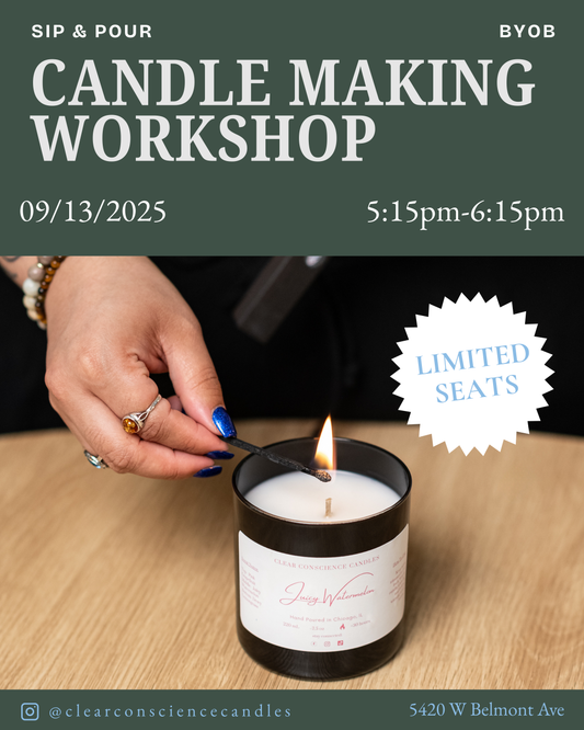 Sip & Pour Candle Making Workshop - 09/13/2025